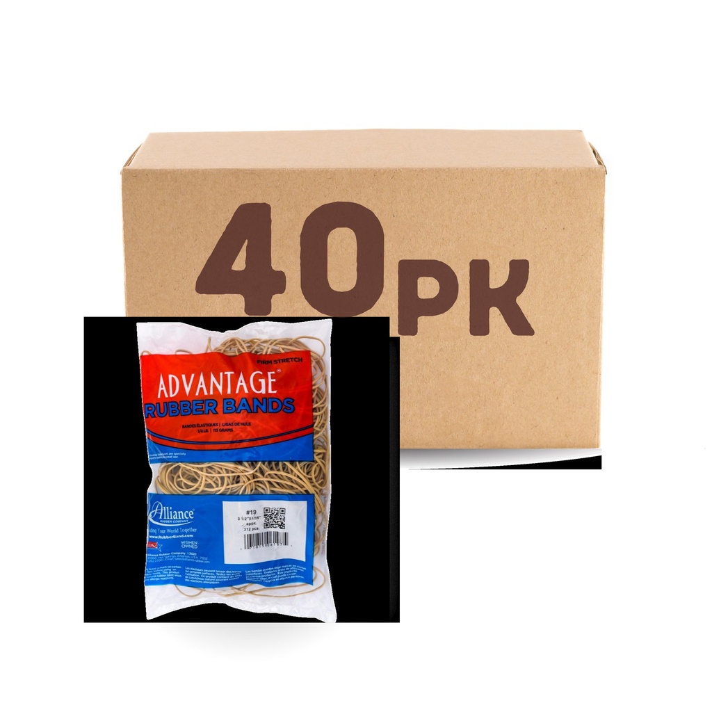 Rubber Band Bag - Size 19 (Pack of 40)