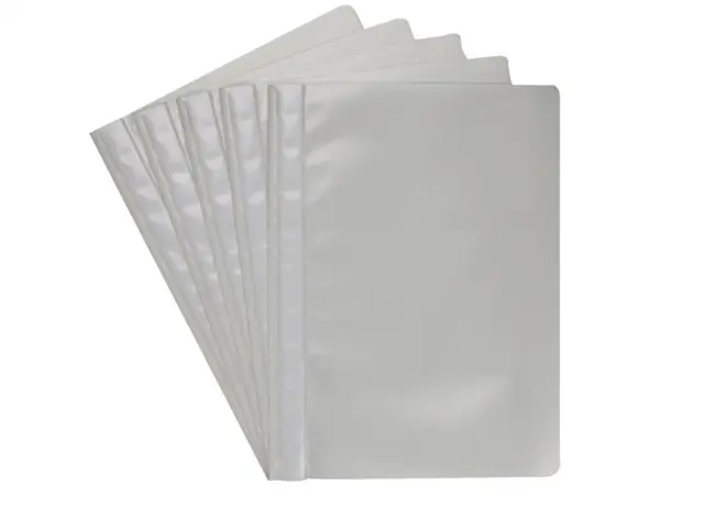 Standard Plastic File A4 - White (Pack of 10)
