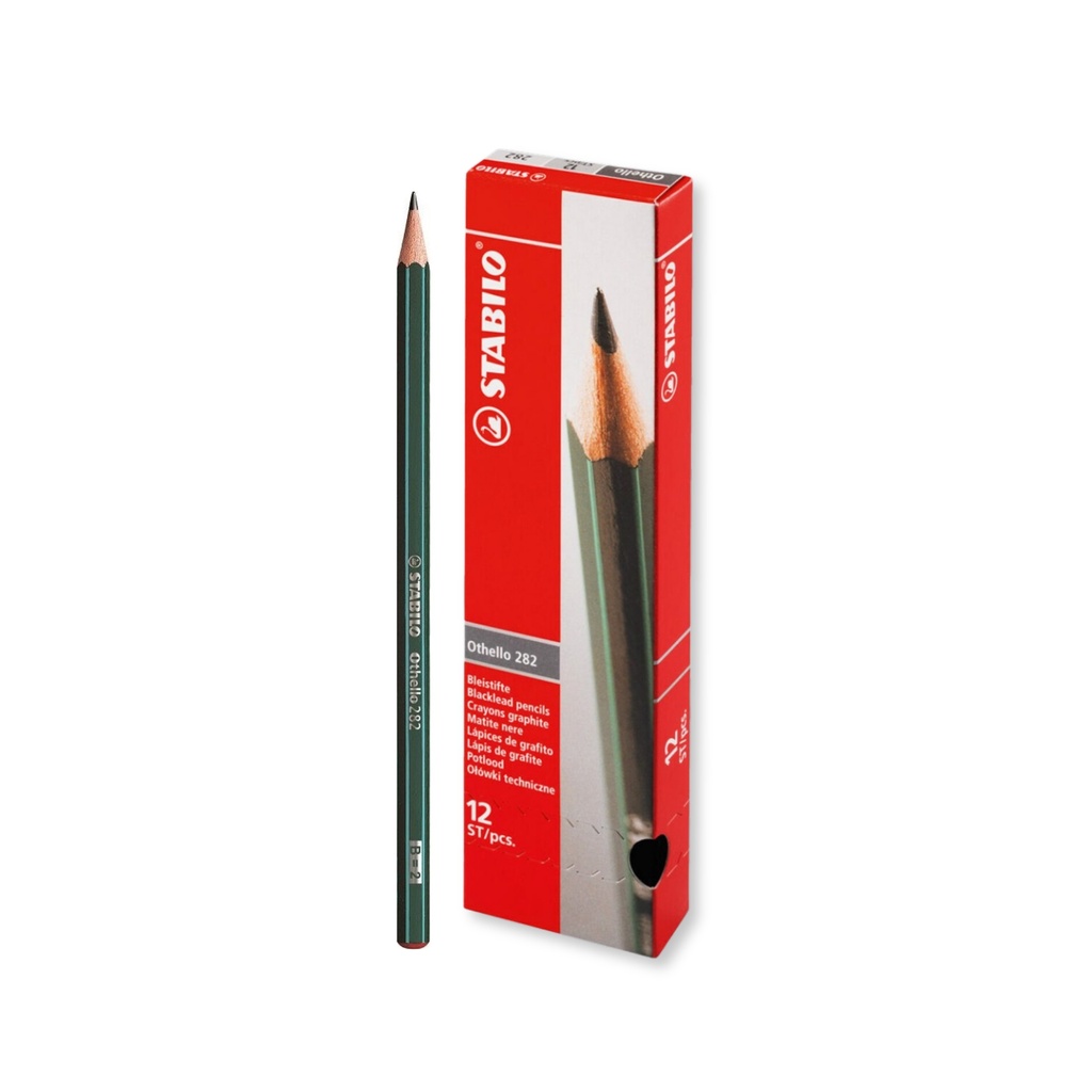 Stabilo Othello 282 Pencil B (Pack of 12)