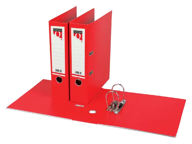 Lever Arch File (Ordner) A4 80mm - Red (Pack of 10)