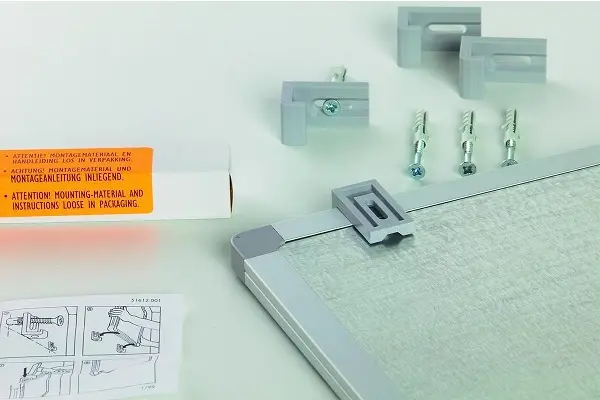 Klemmen Whiteboard 16mm