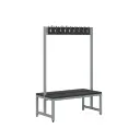 Double Sided Cloakroom Bench