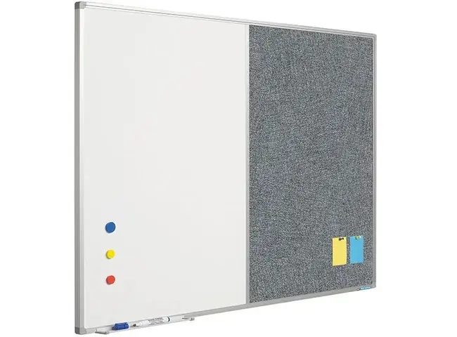 Combination Board Whiteboard - Dark Gray 90x60cm