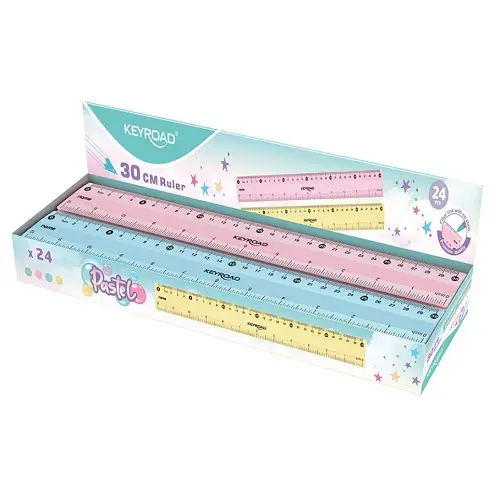 Keyroad Ruler Pastel 30cm 