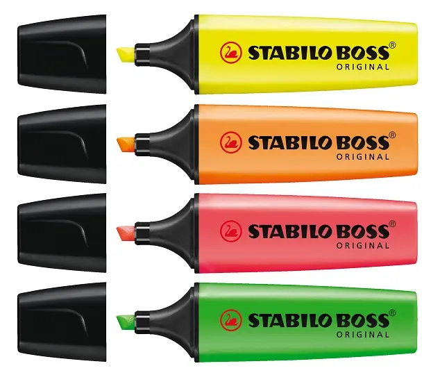 Stabilo Boss Original - 4 Assorted Colors