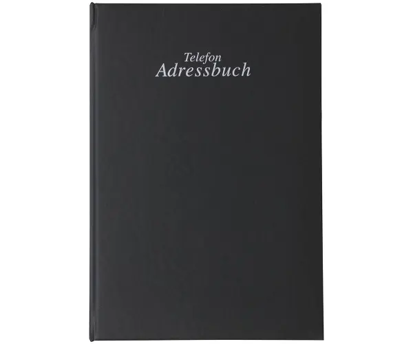 Stylex Address & Telephone Book Black