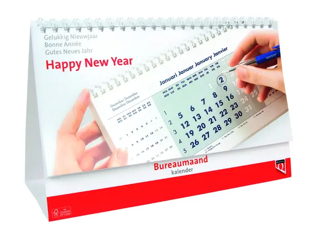Quantore Monthly Desk Calender 