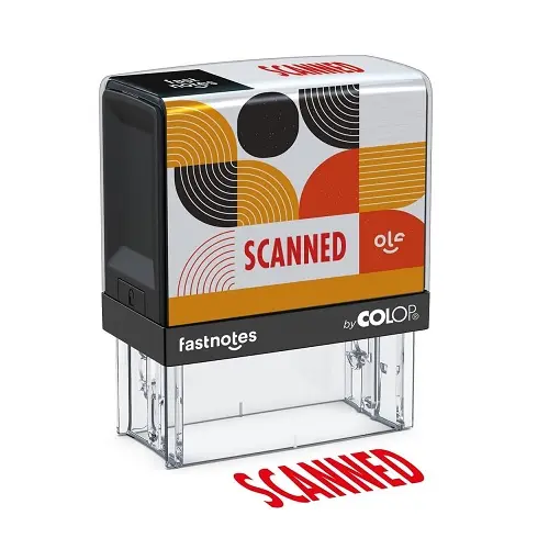 Self Inking Rubber Stamp - Scanned