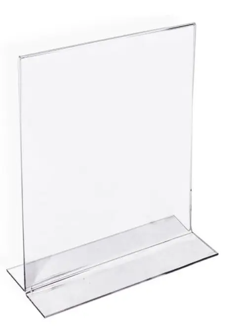 Azar Vertical T-Sign Holder 5" x 7"