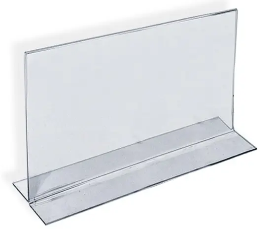 Azar Horizontal T-Sign Holder 11" x 8.5"