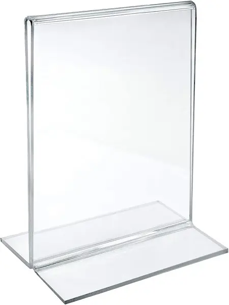 Azar Vertical T-Sign Holder 8.5" x 11"