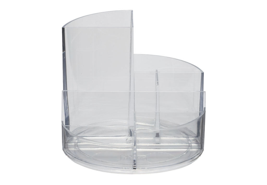 Desk Organizer Round Transparent 
