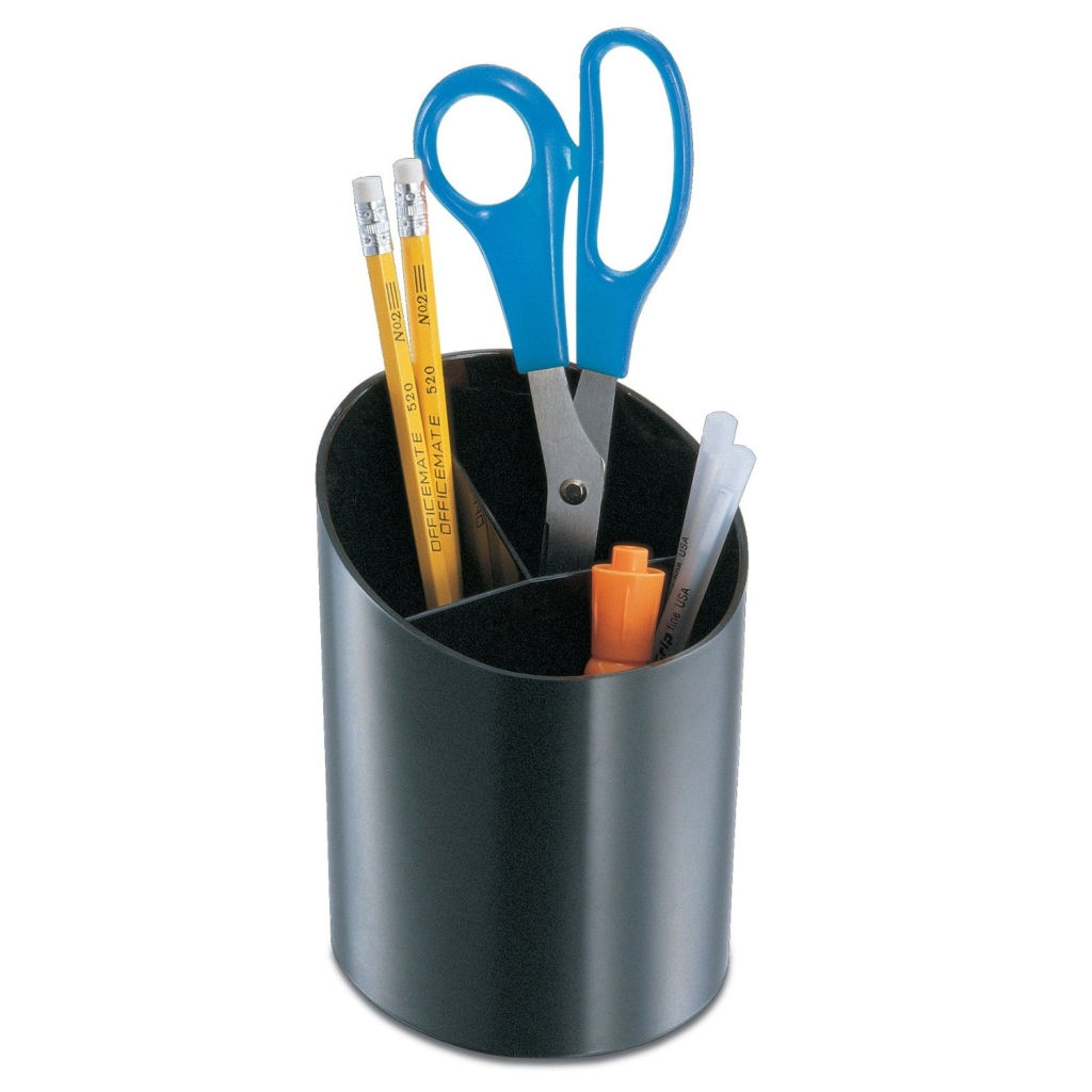 Pencil Cup Round Black 