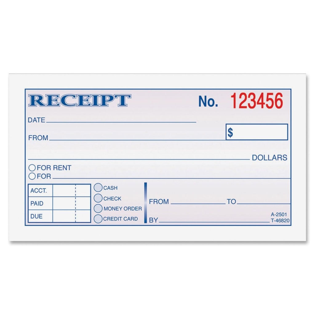 Receipt Book 2 ply Carbonless 50 sets 