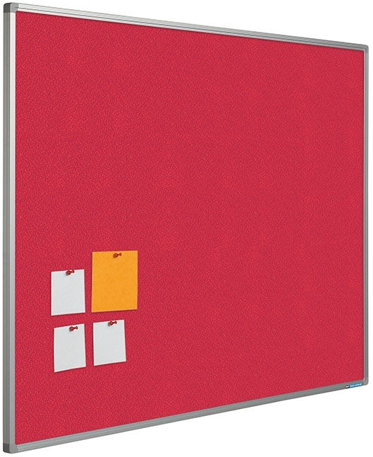 Pin Board Red 120x90cm