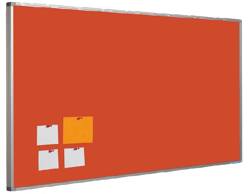 Pin Board Intense Orange 180x120cm