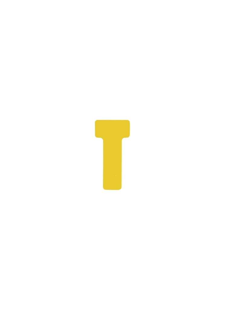 T-Planning Cards Yellow Size 1