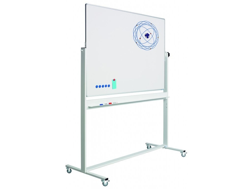 Whiteboard Mobile Rotating 180x120cm 