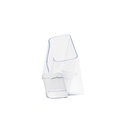 Single Compartment Low Back Literature Holder - Leaflet Size