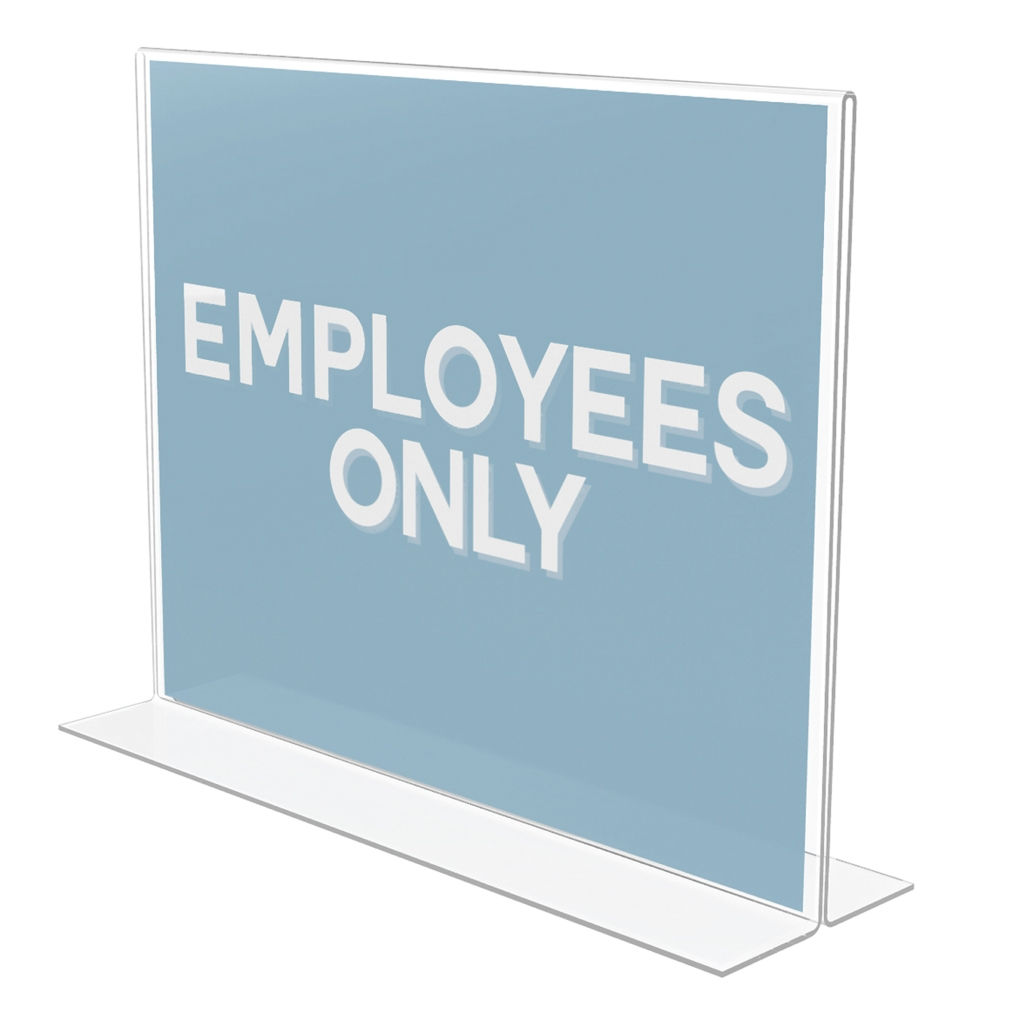 Classic Image Stand Up Sign Holder 11" x 8 1/2" - Landscape
