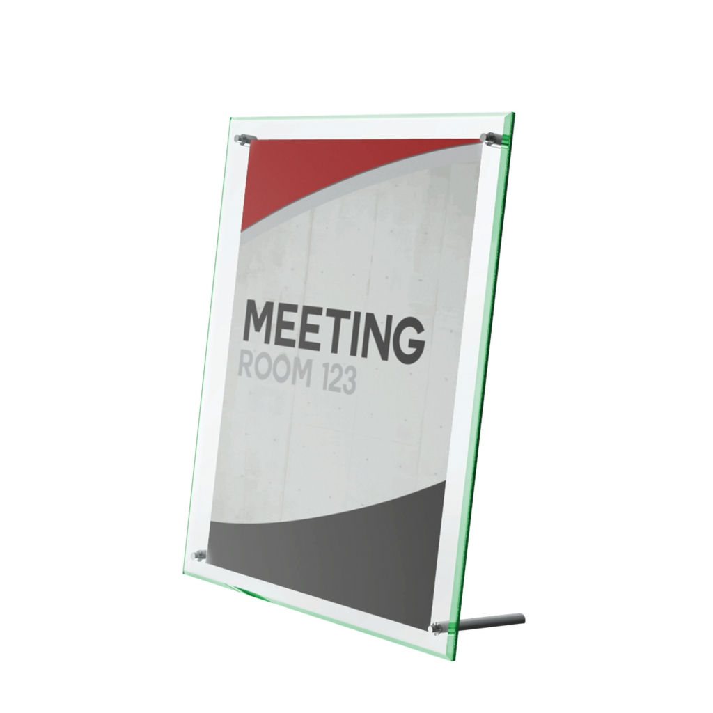 Superior Image Beveled Edge Sign Holder 8 1/2" x 11"