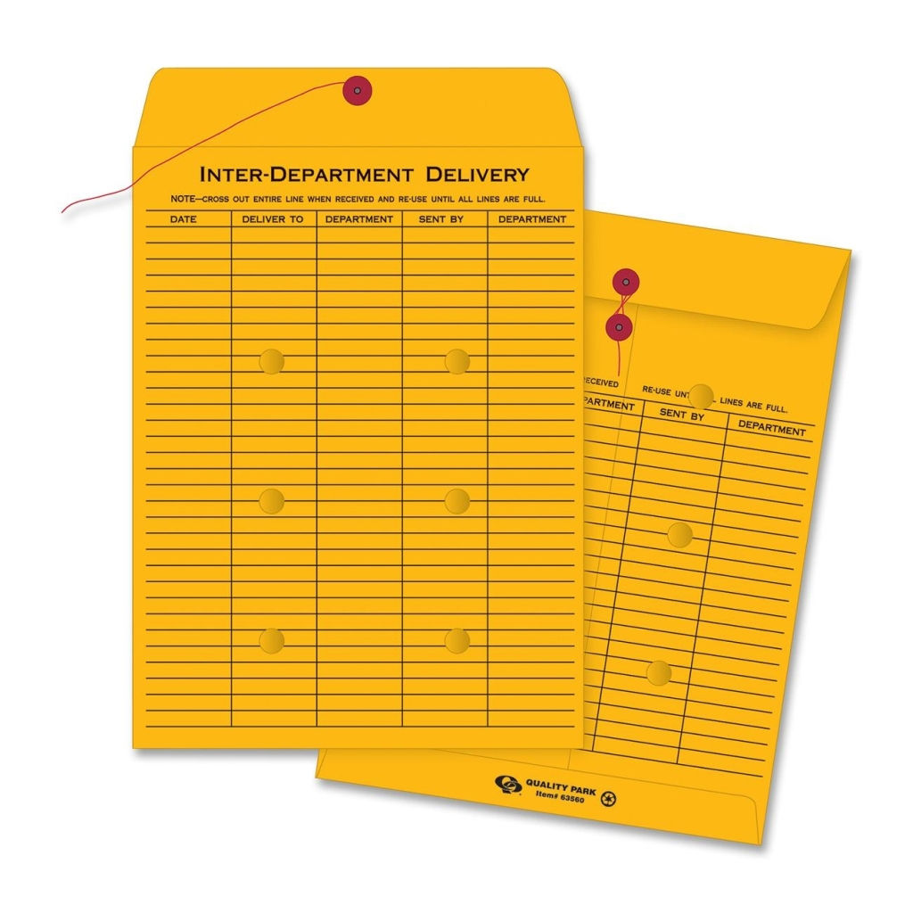 Brown Kraft Inter-Department Envelope 10" x 13"