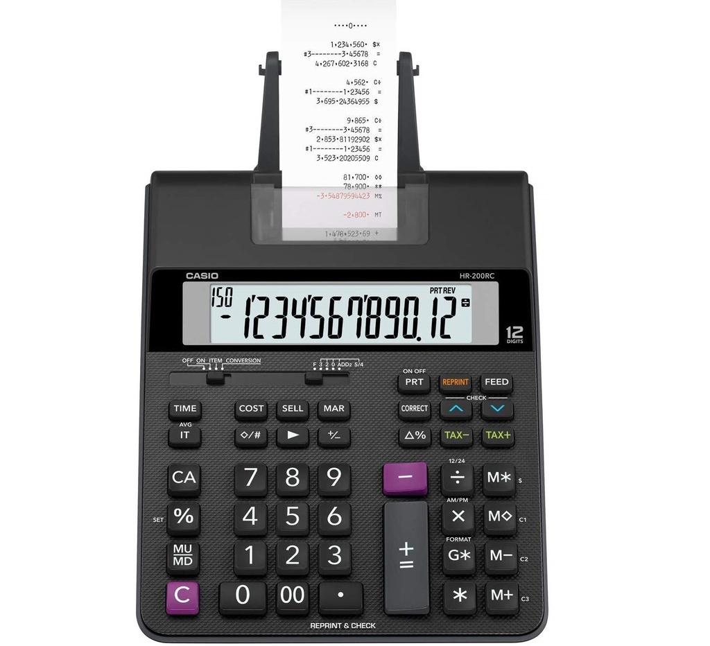 Casio HR-200RC Printing Calculator