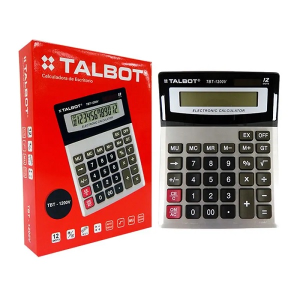 12-Digit Large Desktop Calculator 