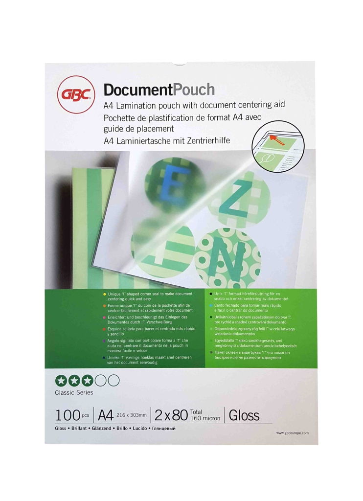 Laminating Pouch GBC A4