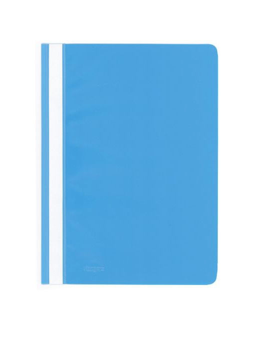 Standard Plastic File A4 - Light Blue   