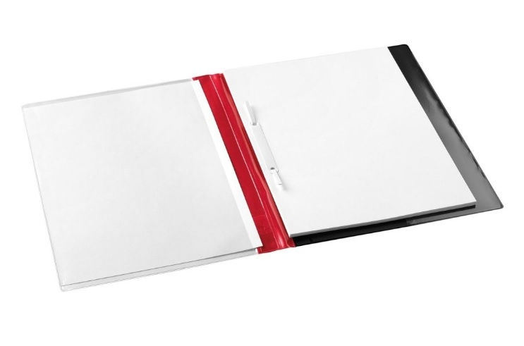 Report File A4 With Fastener - Red