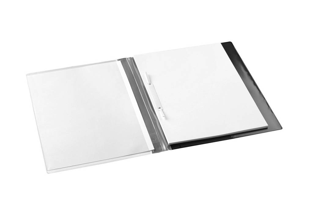 Report File A4 With Fastener - Black  