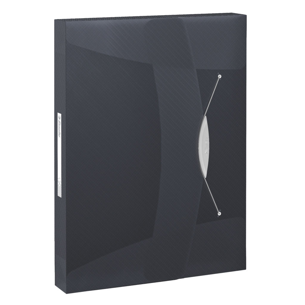Vivida Plastic File Box Leitz 40mm - Black