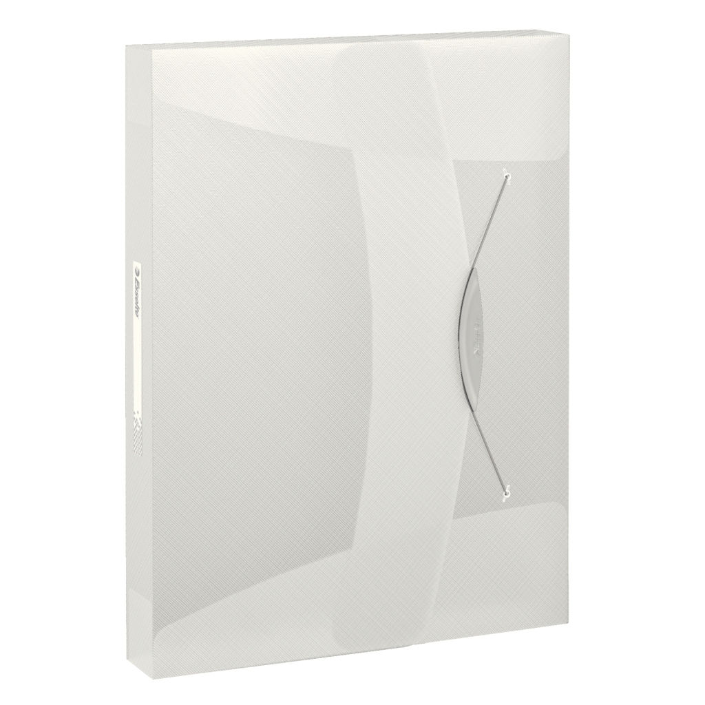 Vivida Plastic File Box Leitz 40mm  - White  