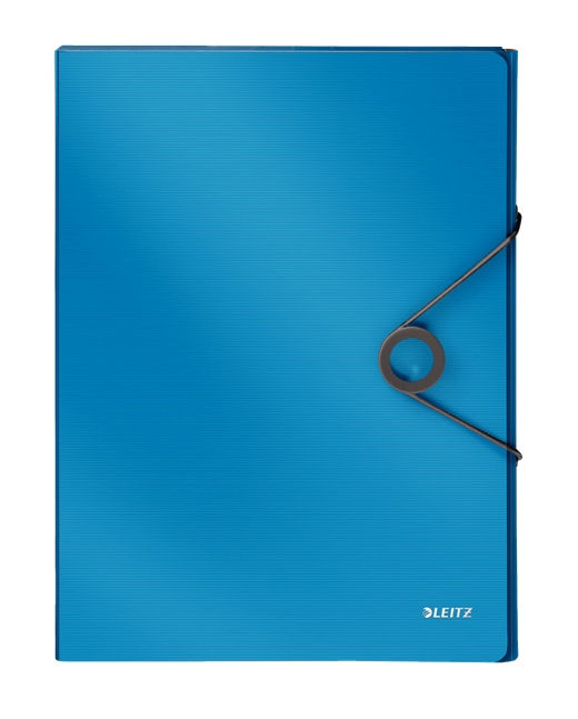 Solid Plastic File Box Leitz 30mm  - Blue 
