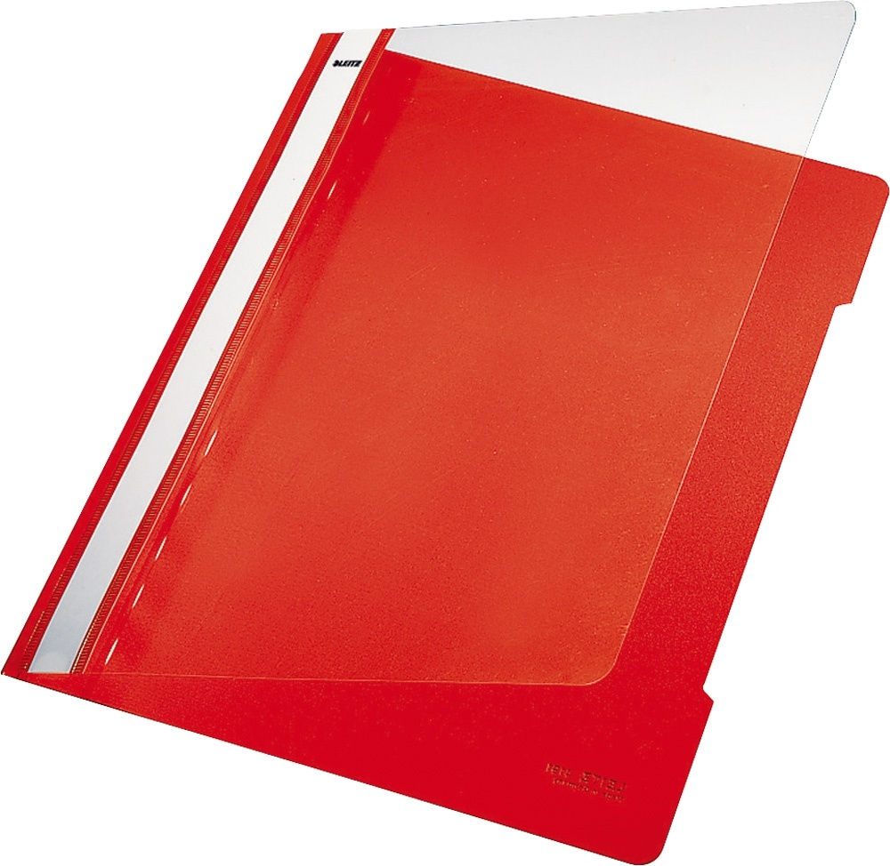 Premium Plastic File A4 - Red    