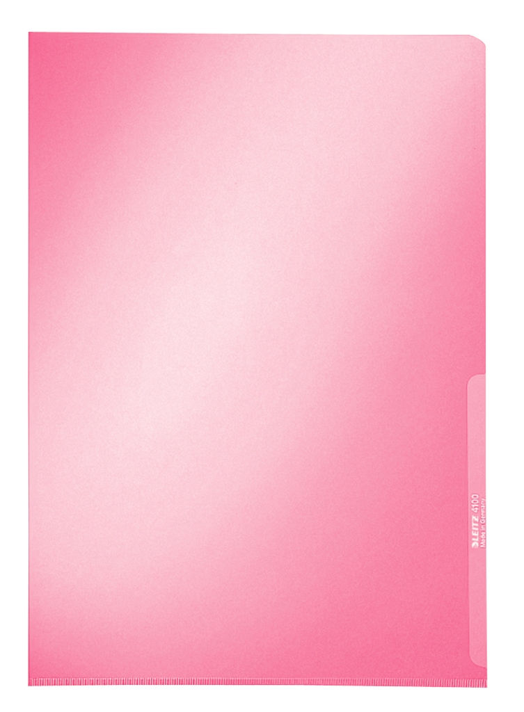 Premium Plastic L-Folder A4 - Red