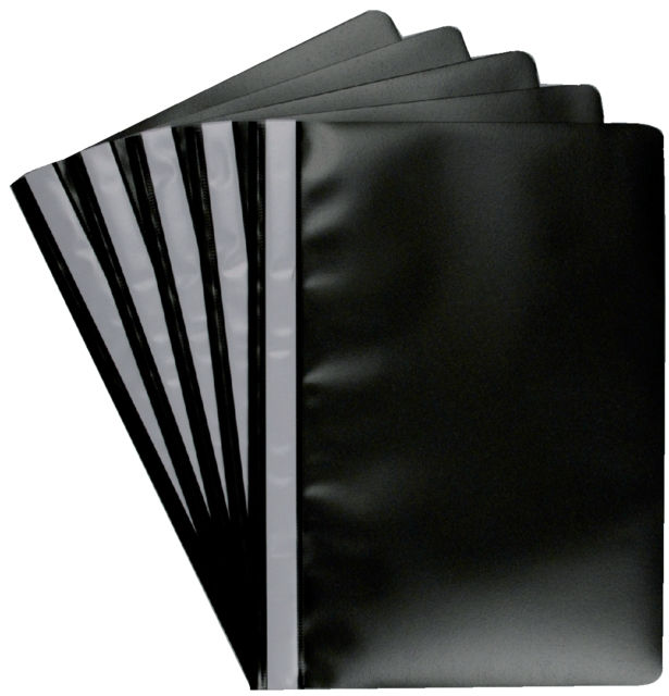 Standard Plastic File A4 - Black  