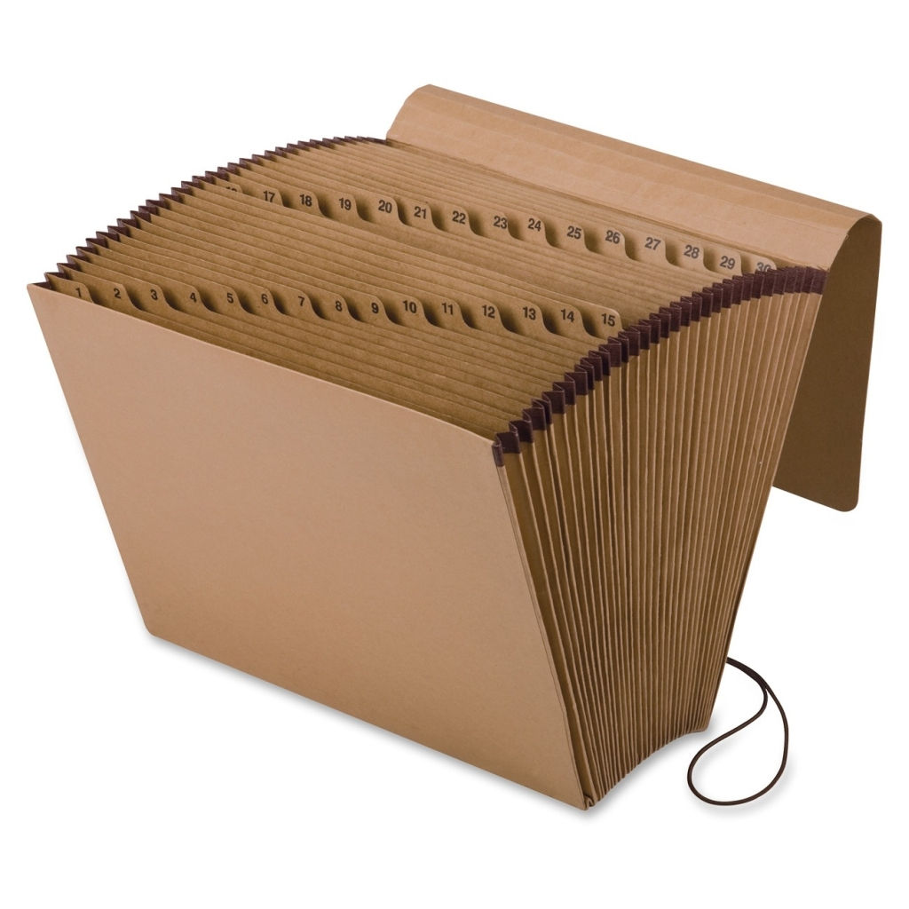 Letter Size Kraft Monthly Expanding File - 31 Pockets