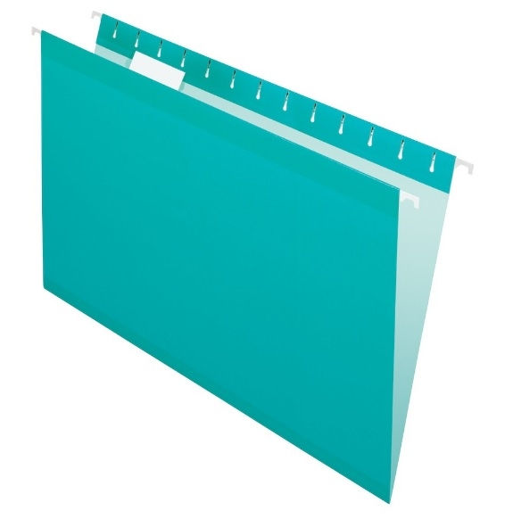 Hanging Folder Legal Size  - Teal  