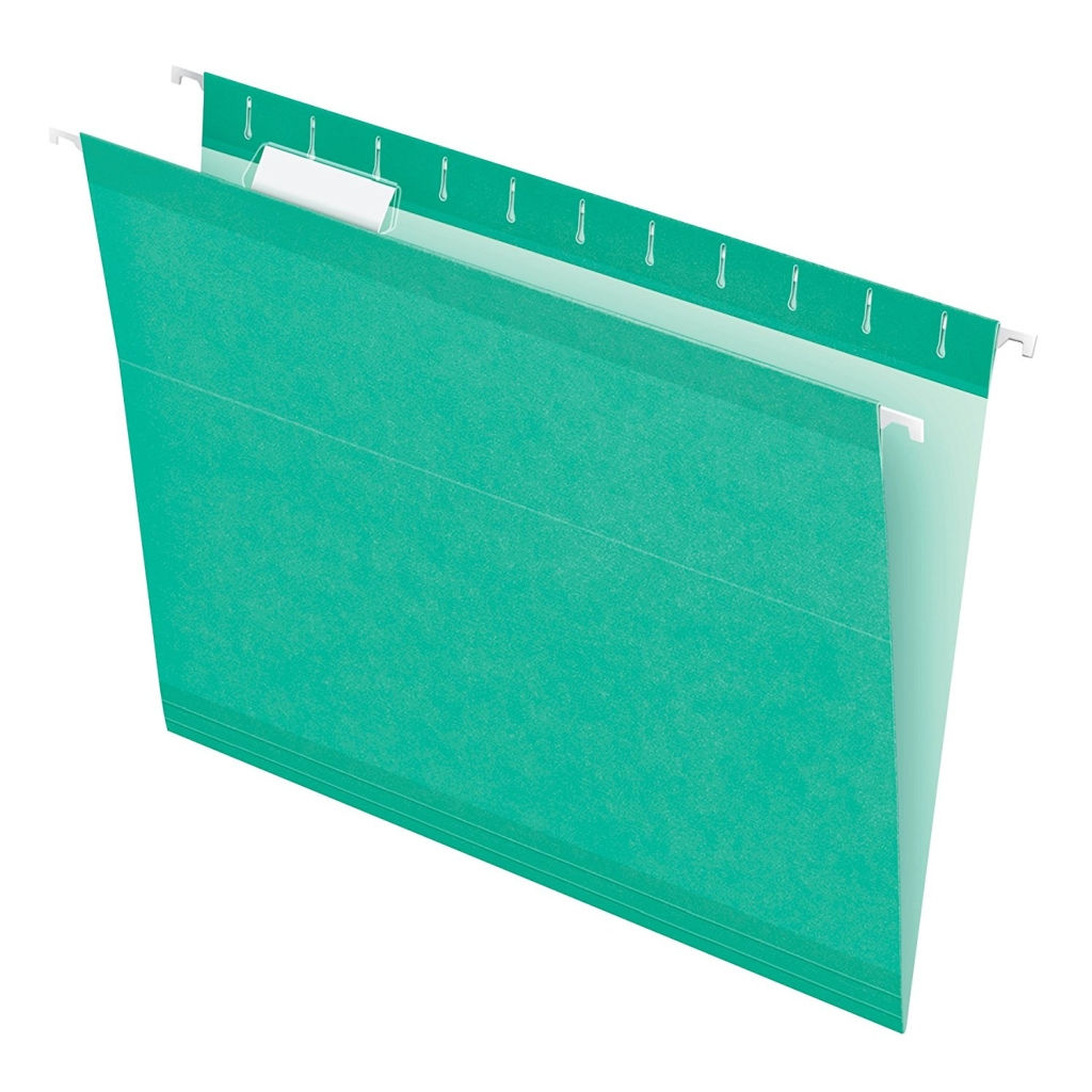 Hanging Folder Letter  Size  - Aqua