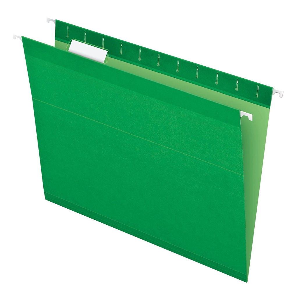 Hanging Folder Letter  Size  - Bright Green 