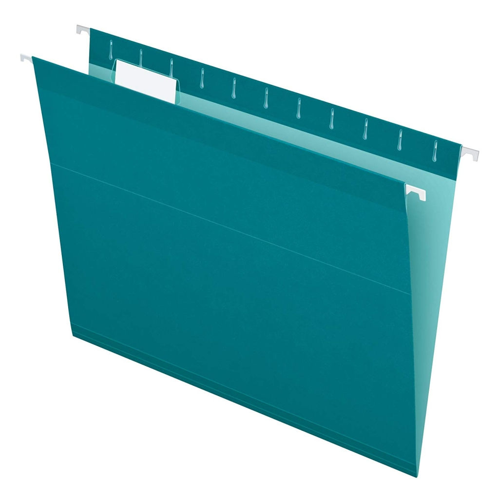 Hanging Folder Letter  Size  - Teal   