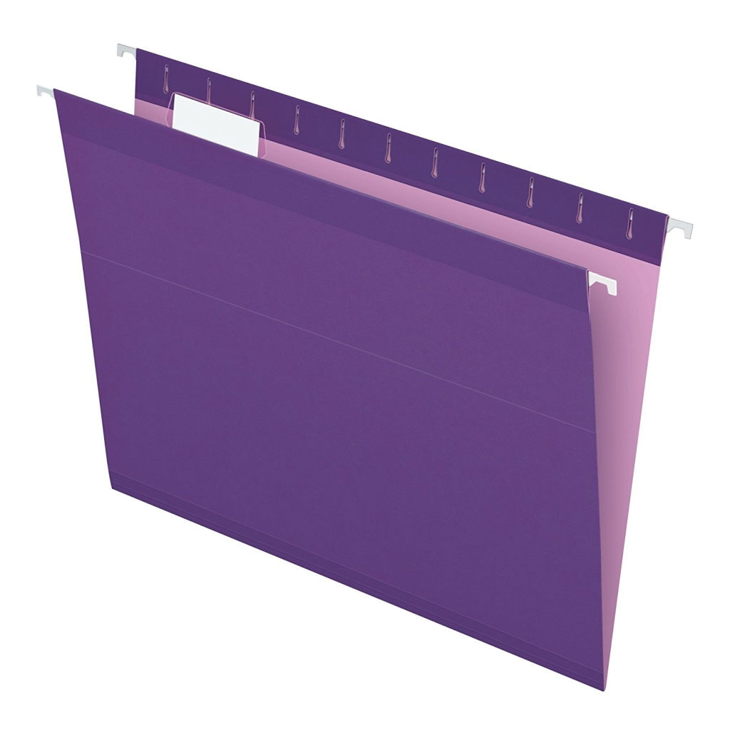 Hanging Folder Letter  Size  - Violet   