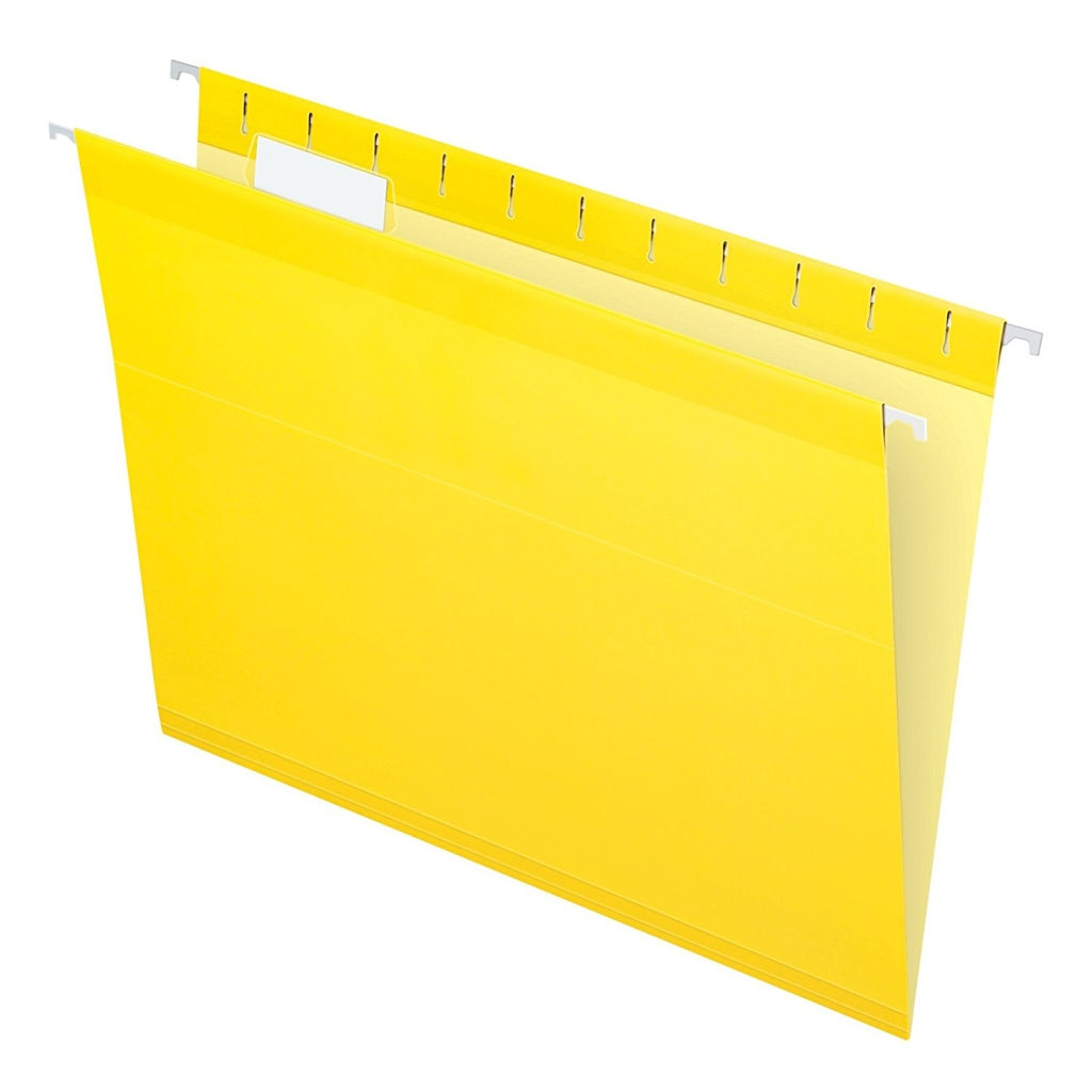 Hanging Folder Letter  Size  - Yellow   