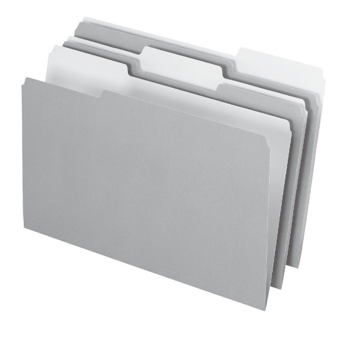 Oxford File Folder Legal Size  - Gray 