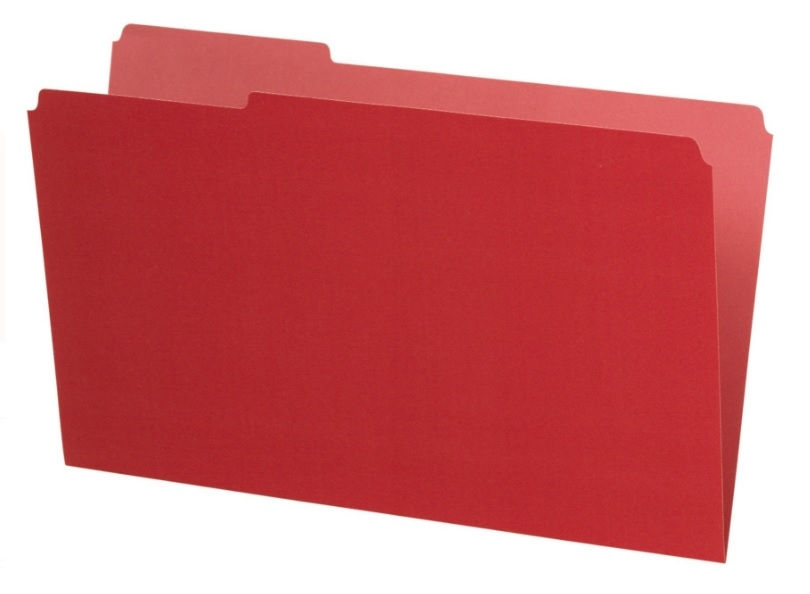 Oxford File Folder Legal Size  - Red