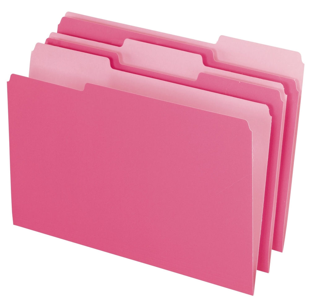 Oxford File Folder Letter Size  - Pink 