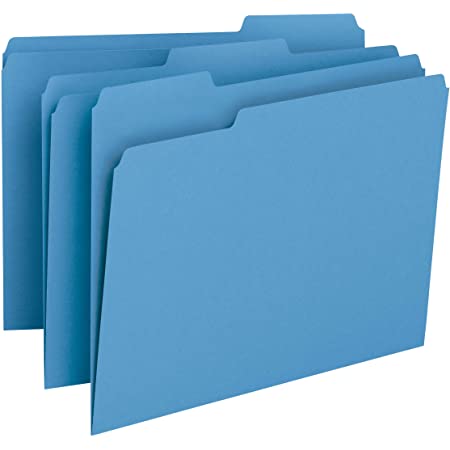 File Folder Letter Size  - Blue 