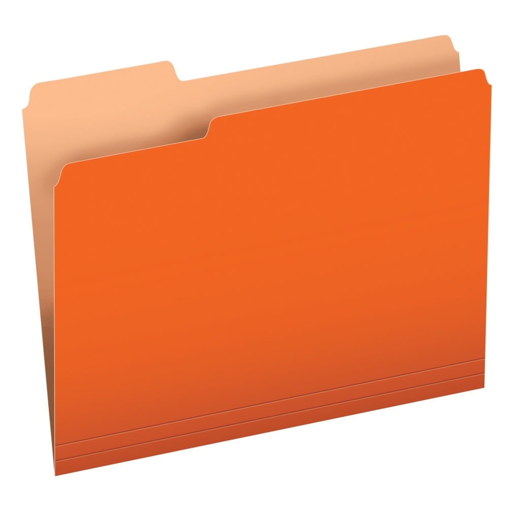 File Folder Letter Size  - Orange 